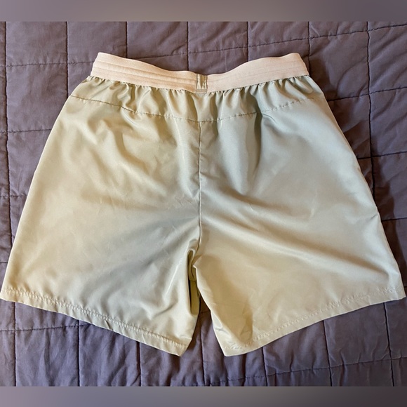 Men’s Adidias TRAIN ESSENTIALS MADE TO BE REMADE TRAINING SHORTS size L 7” green - Picture 4 of 11